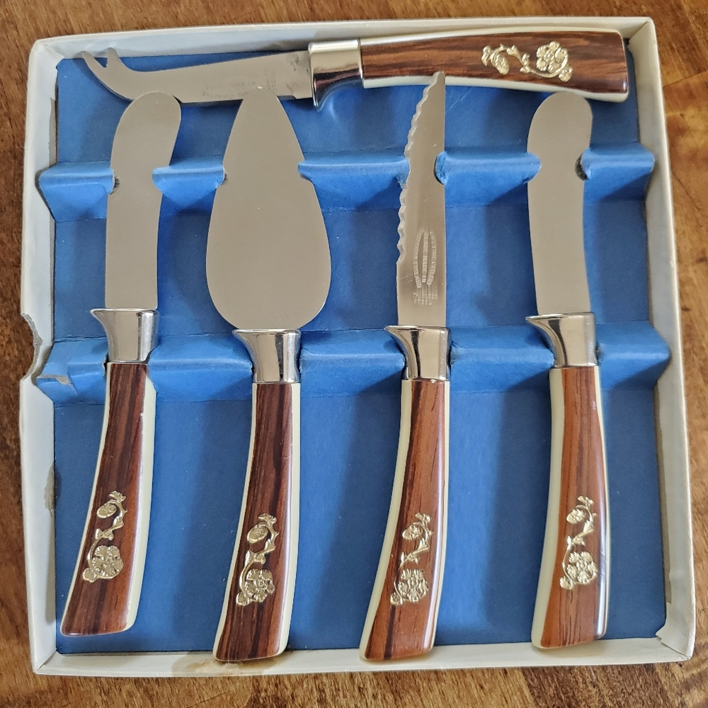 Regent Sheffield England Cheese Knife Set Of 6 For Charcuterie Board